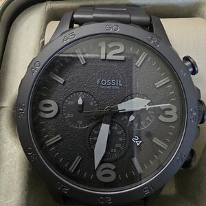 Fossil Black Chronograph Watch